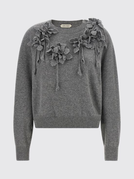 26FW 알베르타 페레티 스웨터 09206604 0490 Grey - ALBERTA FERRETTI
