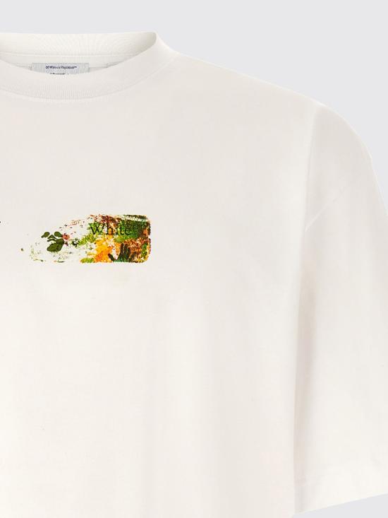 26FW 오프화이트 반팔 티셔츠 OMAA120F26JER00D1 100 White - OFF WHITE