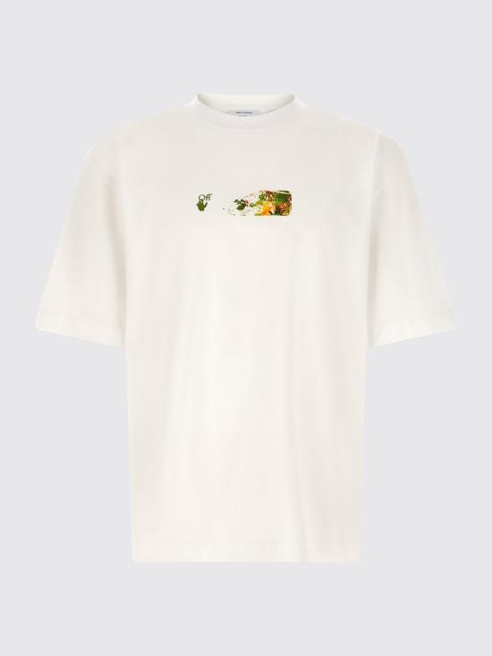 26FW 오프화이트 반팔 티셔츠 OMAA120F26JER00D1 100 White - OFF WHITE