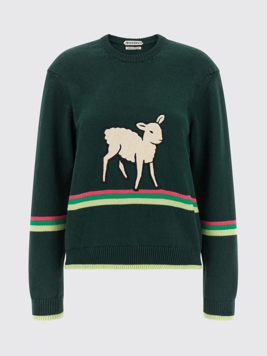 26FW JW앤더슨 스웨터 KW1622YN0515 088 Green - JW ANDERSON