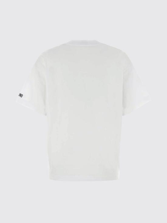 26FW 모스키노 반팔 티셔츠 07135441 1001 White - MOSCHINO