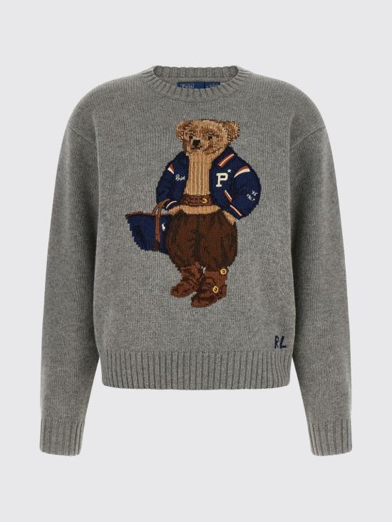 26FW 폴로 랄프로렌 스웨터 211B17771 002 Grey - POLO RALPH LAUREN