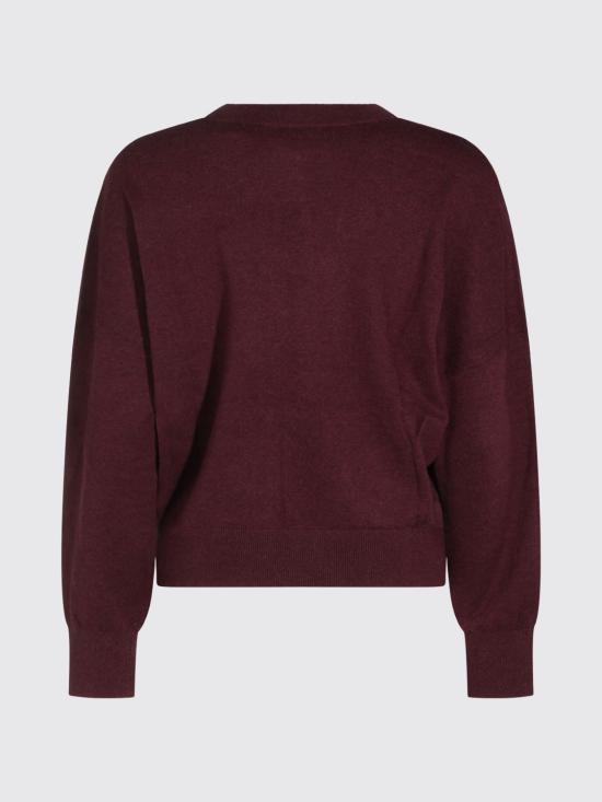 26FW 이자벨마랑에뚜왈 마리산스 코튼 스웨터 PU0053FAA1X05E 80BY Burgundy - ISABEL MARANT ETOILE