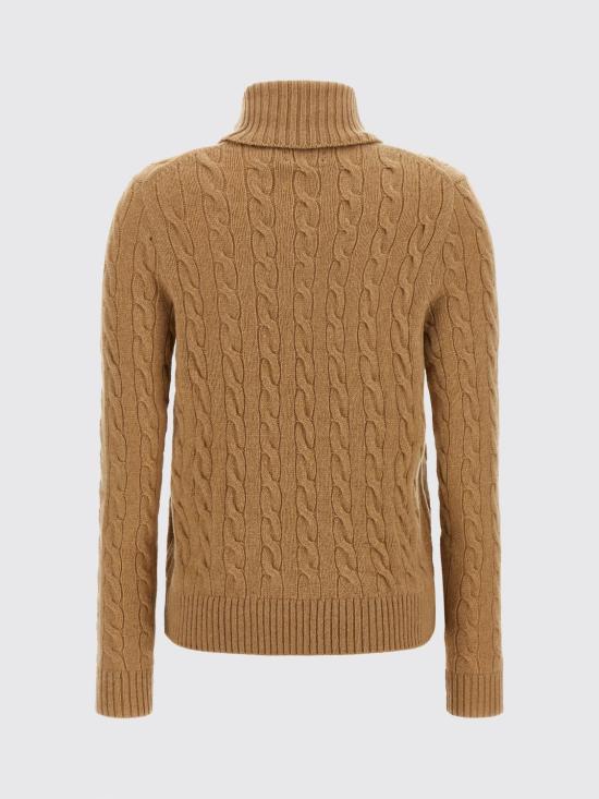 26FW 폴로 랄프로렌 울 캐시미어 케이블 니트 터틀넥 211888686 006 Beige - POLO RALPH LAUREN