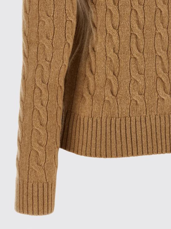 26FW 폴로 랄프로렌 울 캐시미어 케이블 니트 터틀넥 211888686 006 Beige - POLO RALPH LAUREN