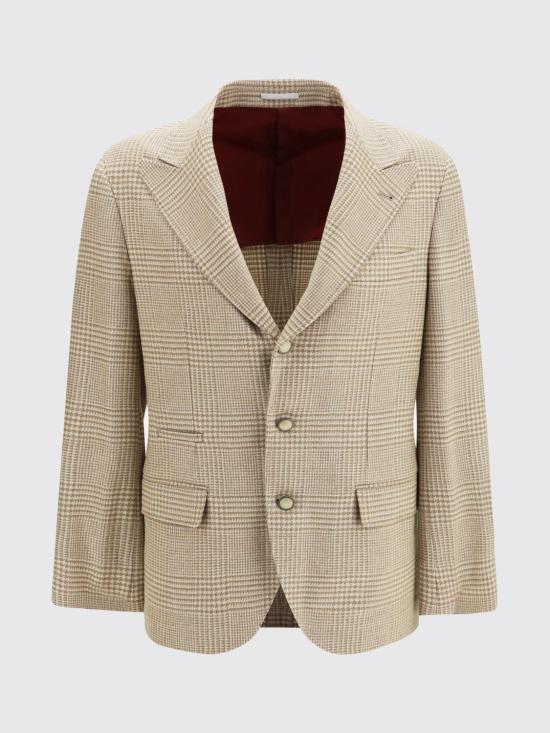 26FW 브루넬로 쿠치넬리 수트 자켓 MV4437BFDH C821 Camel - BRUNELLO CUCINELLI