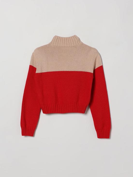 26FW [키즈] 엘리자베타프랜치 터틀넥 니트 EFMA215CFL098 D641 Red - ELISABETTA FRANCHI