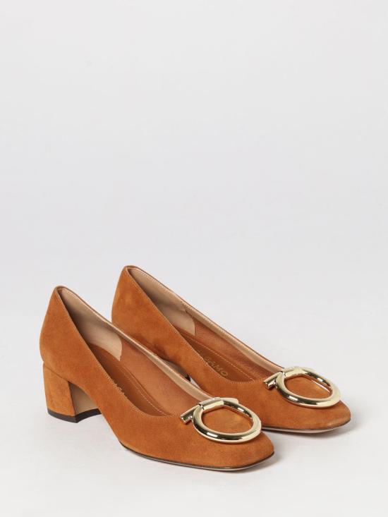 26FW 살바토레 페라가모 힐/펌프스 01K665 795135 005 Brown - SALVATORE FERRAGAMO