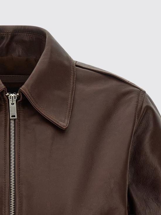26FW 아페쎄 가죽 자켓 PXCDGF32052 CAA Brown - A.P.C.