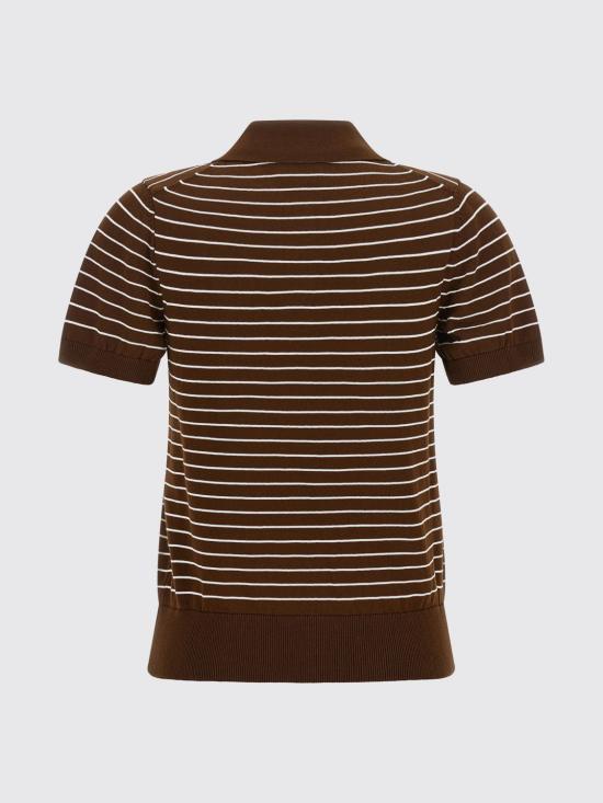 26FW 아페쎄 폴로 티셔츠 COHLPF23509 TCA Brown - A.P.C.