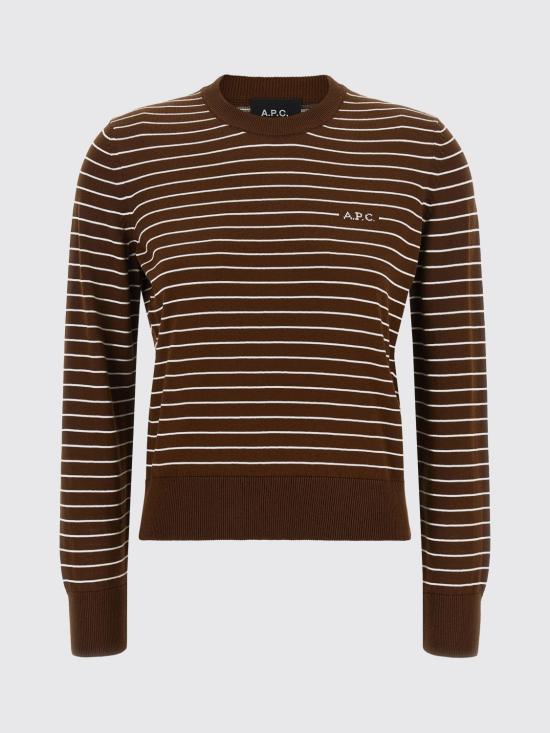 26FW 아페쎄 스웨터 COHLPF23510 TCA Brown - A.P.C.