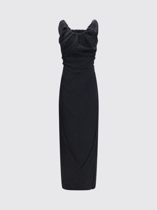 26FW 비비안웨스트우드 롱 원피스 1101039NW01IP N401 Black - VIVIENNE WESTWOOD