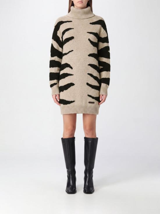 26FW 모스키노 미디 원피스 04975503 4006 Ivory
