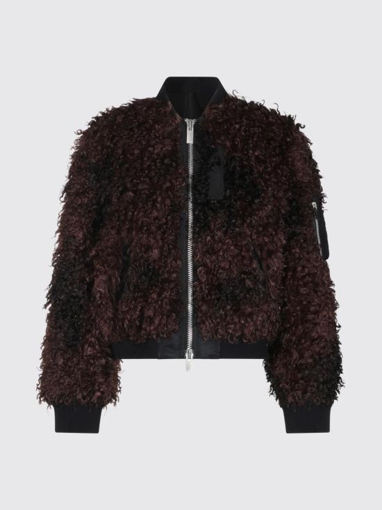 26FW 사카이 무스탕 2608660 601 Brown - SACAI