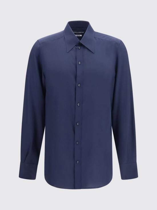 26FW 돌체앤가바나 긴팔 셔츠 G5NP9TGK522 B3681 Blue - DOLCE & GABBANA