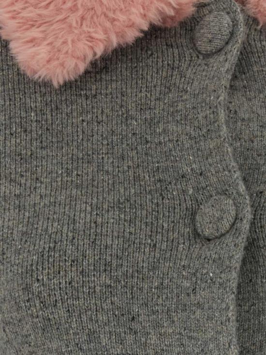26FW 모스키노 가디건 05805503 497 Grey - MOSCHINO