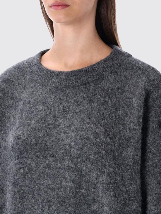 26FW 아메리칸 빈티지 스웨터 VITO18E ACIER Charcoal - AMERICAN VINTAGE