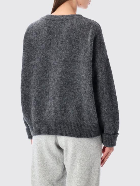 26FW 아메리칸 빈티지 스웨터 VITO18E ACIER Charcoal - AMERICAN VINTAGE