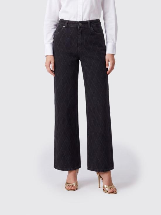 26FW 발망 데님 팬츠 HF1MI052DG13 0PC Black
