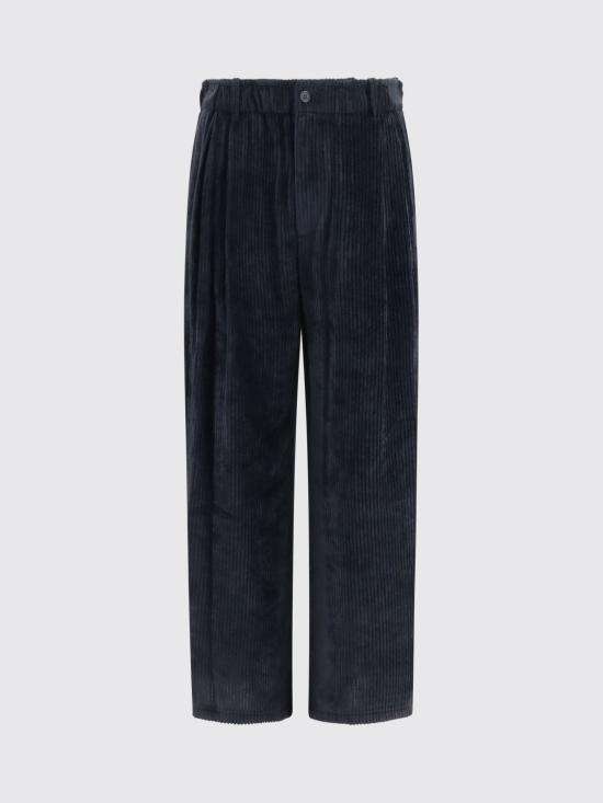 26FW 조르지오 아르마니 스트레이트 팬츠 GM004538TE23799 U8139 Charcoal - GIORGIO ARMANI