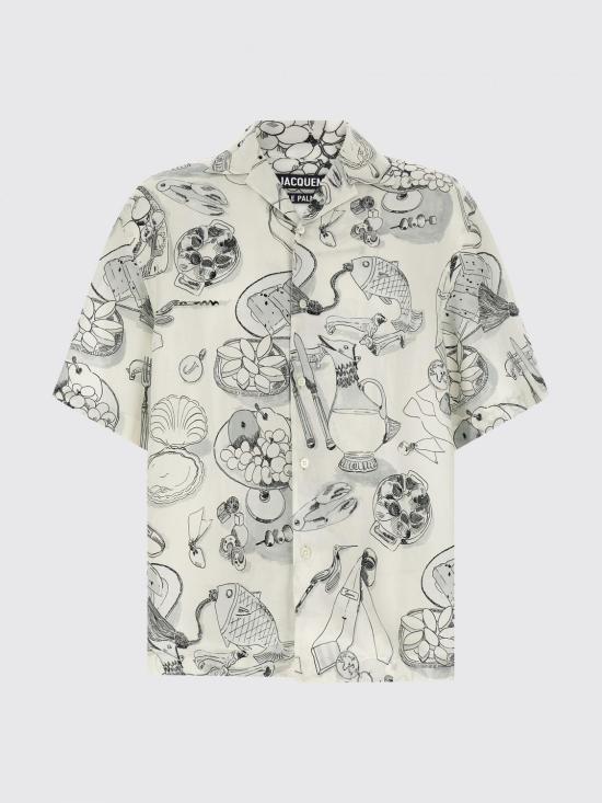 26FW 자크뮈스 반팔 셔츠 SHM00646AW00930 1TA White - JACQUEMUS