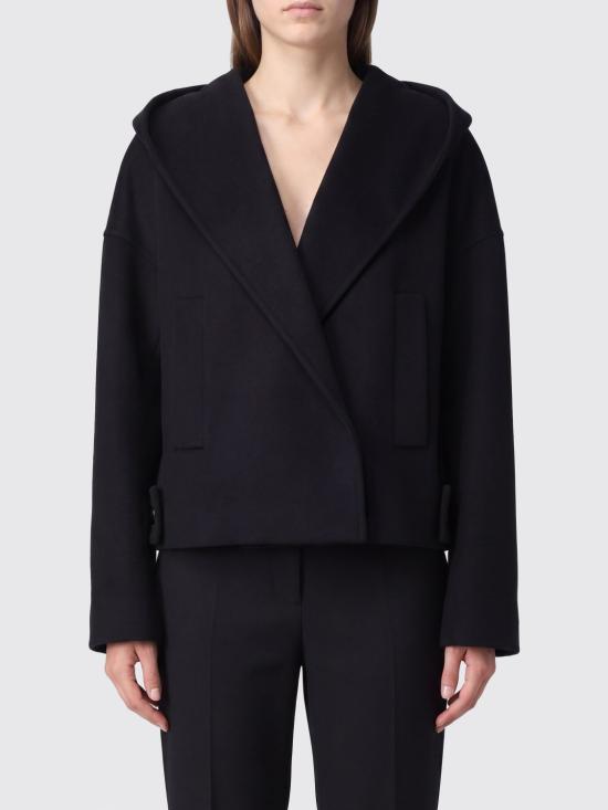 26FW 스포트막스 코트 2622086021600 013 Black