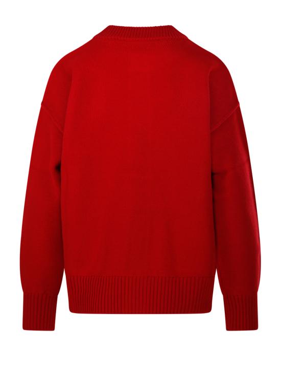 26FW 아미 ADC 크루넥 가디건 UKC368 018 A252 ROUGE RUBIS NOIR - AMI