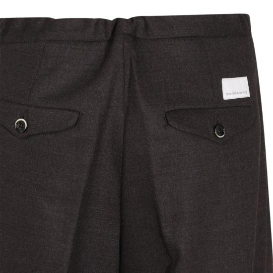 26FW 나인인더모닝 수트 팬츠 EDR02U38M GLACE Black - NINE IN THE MORNING
