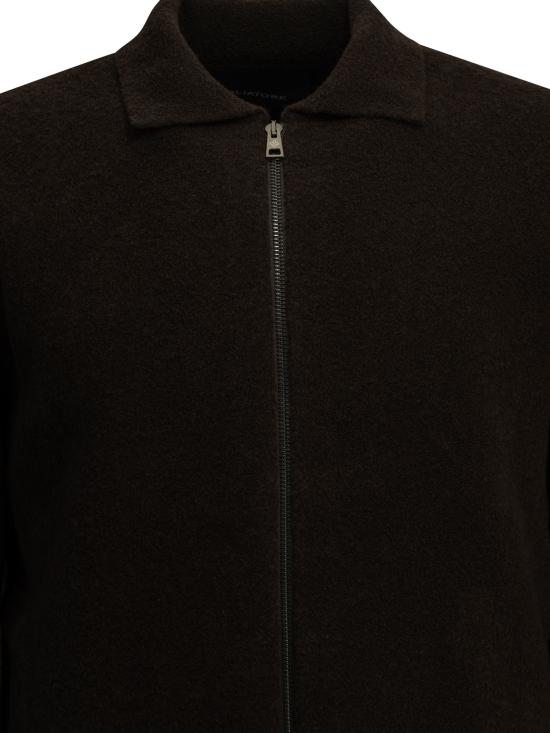 26FW 딸리아토레 집업 니트 KEIDAIPWI2614MORO BROWN - TAGLIATORE