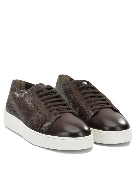 26FW 산토니 스니커즈 MBCD22223BARKEVRT50T50 BROWN - SANTONI