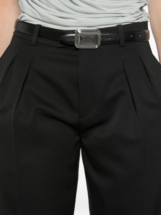 26FW 생로랑 개버딘 버뮤다 쇼츠 개버딘 버뮤다 쇼츠 A000BDY7E63 1000 BLACK - SAINT LAURENT