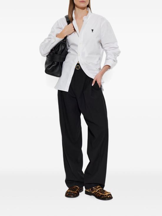 26FW 아미 긴팔 셔츠 USH878CO0031 168 WHITE - AMI