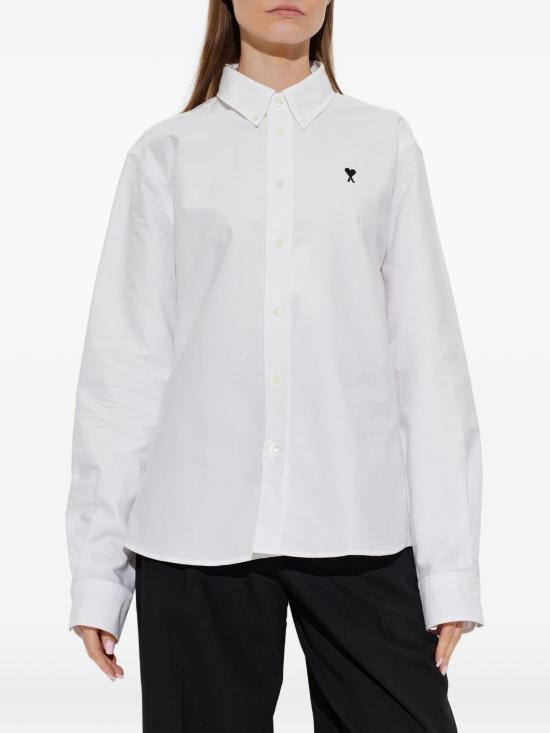 26FW 아미 긴팔 셔츠 USH878CO0031 168 WHITE - AMI