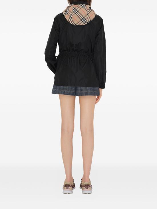 26FW 버버리 숏 나일론 파카 8110309166468 A1189 BLACK - BURBERRY