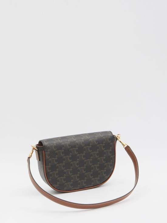 26FW 셀린느 트리옹프 캔버스 폴코 숄더백 122652GTL 04LU BEIGE - CELINE