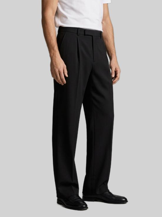 26FW 생로랑 스트레이트 팬츠 A000O7Y2F29 1000 BLACK - SAINT LAURENT