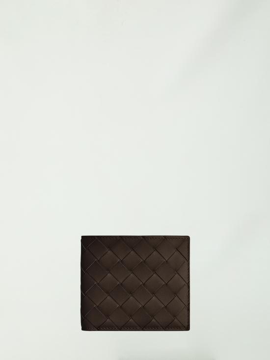 26FW 보테가베네타 인트레치아토 폴더 반지갑 749412VCPQ4 2145 BROWN - BOTTEGA VENETA
