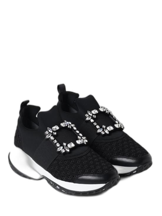 26FW 로저비비에 비브 런 스니커즈 RVW50624180KOT B999 BLACK - ROGER VIVIER