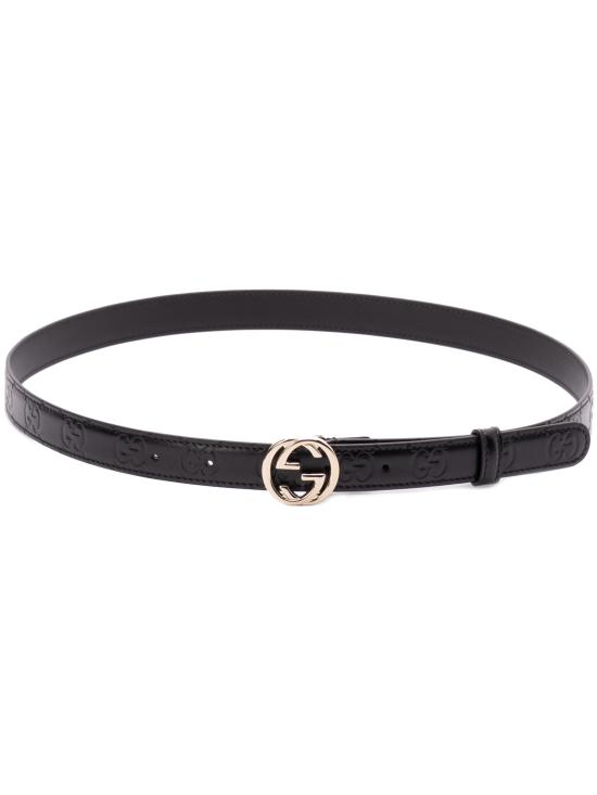 25FW 구찌 레귤러 벨트 813005AAD5L 1000 BLACK