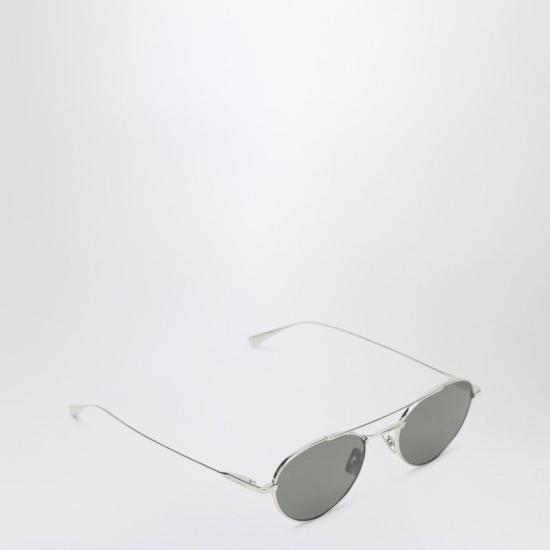 26FW 생로랑 메탈 라운드 선글라스 843062Y9969 8100 SILVER - SAINT LAURENT