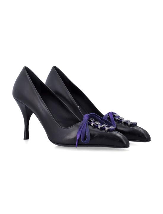 26FW 프라다 앤틱 레더 펌프스 1I612OFA085V69 F0002 BLACK - PRADA