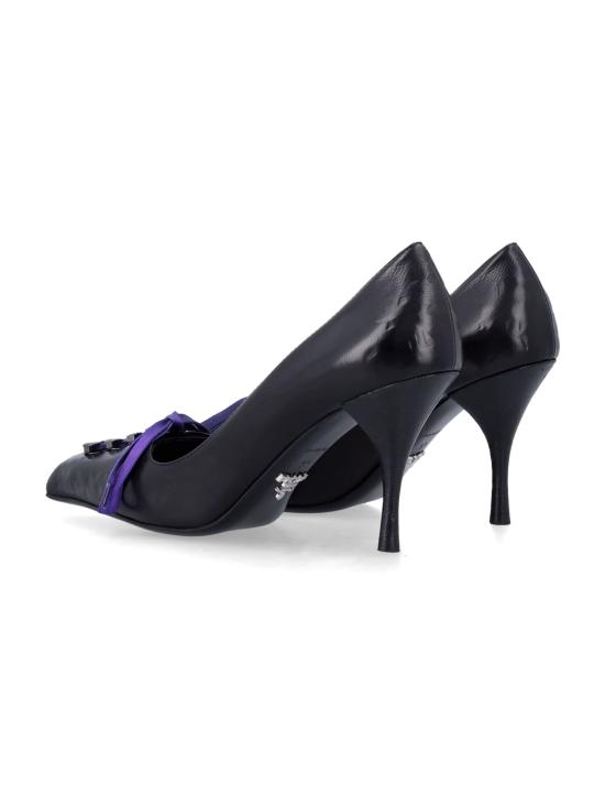 26FW 프라다 앤틱 레더 펌프스 1I612OFA085V69 F0002 BLACK - PRADA