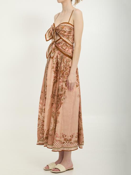 26FW 짐머만 롱 원피스 8062DSS261PPSFL PINK - ZIMMERMANN