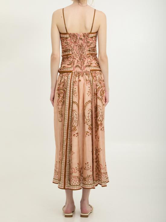 26FW 짐머만 롱 원피스 8062DSS261PPSFL PINK - ZIMMERMANN