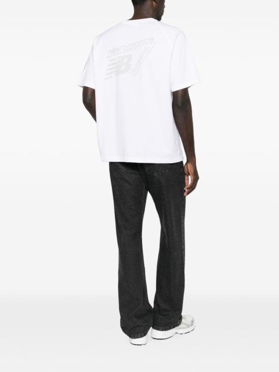 26FW 뉴발란스 반팔 티셔츠 MT62F506WT WHITE - NEW BALANCE