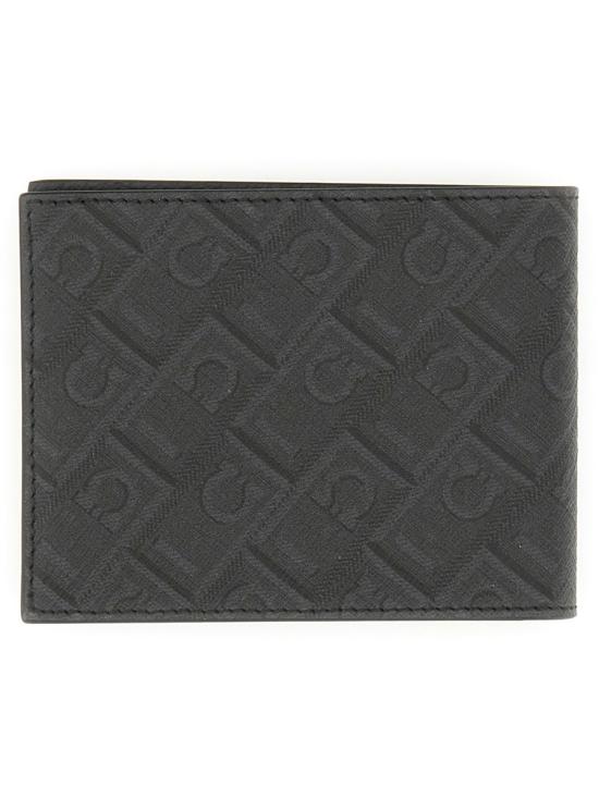26FW 살바토레 페라가모 모노그램 숏 월렛 780328 661550002 BLACK - SALVATORE FERRAGAMO