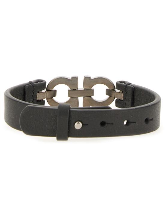 26FW 살바토레 페라가모 브레이슬릿 785723 770384002 BLACK - SALVATORE FERRAGAMO