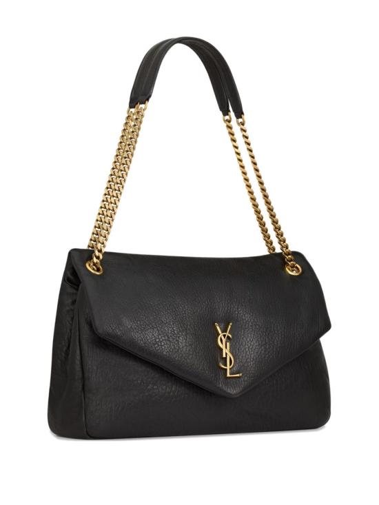 생로랑 그레인 램스킨 칼립소 라지백 777399 AACYT1000 BLACK - SAINT LAURENT