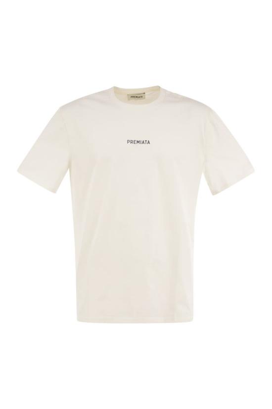 26FW 프리미아타 반팔 티셔츠 PA1027 JERSEY CLOUD JERSEYCLOUD WHITE