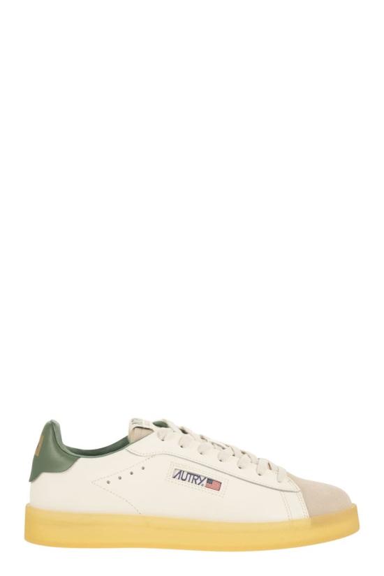 26FW 오트리 Dallas 달라스 로우 스니커즈 ADLMFD03 WHITE GREEN